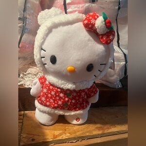 Hello Kitty Christmas Sherpa side stepper NWT